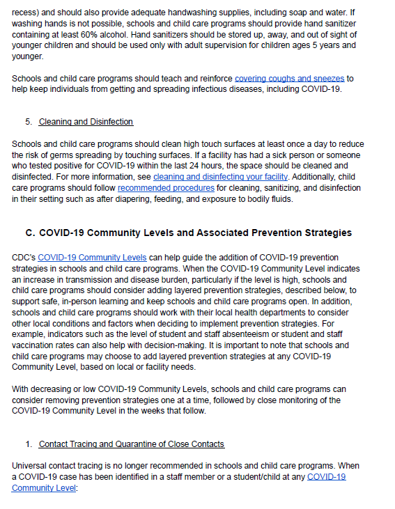 This is a letter from State Superintendent to Local Schools regarding guidance to support safe in-person operations for PK-12 schools and child care programs.